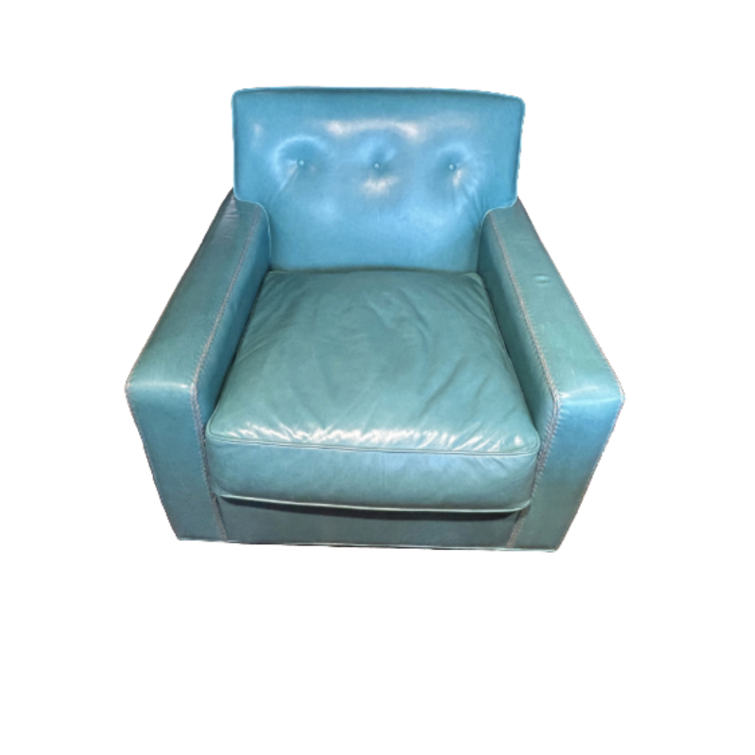 The Carribean Blue Accent Chair