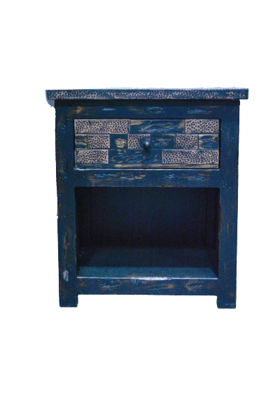 Vaquero Stacked Copper Nightstand