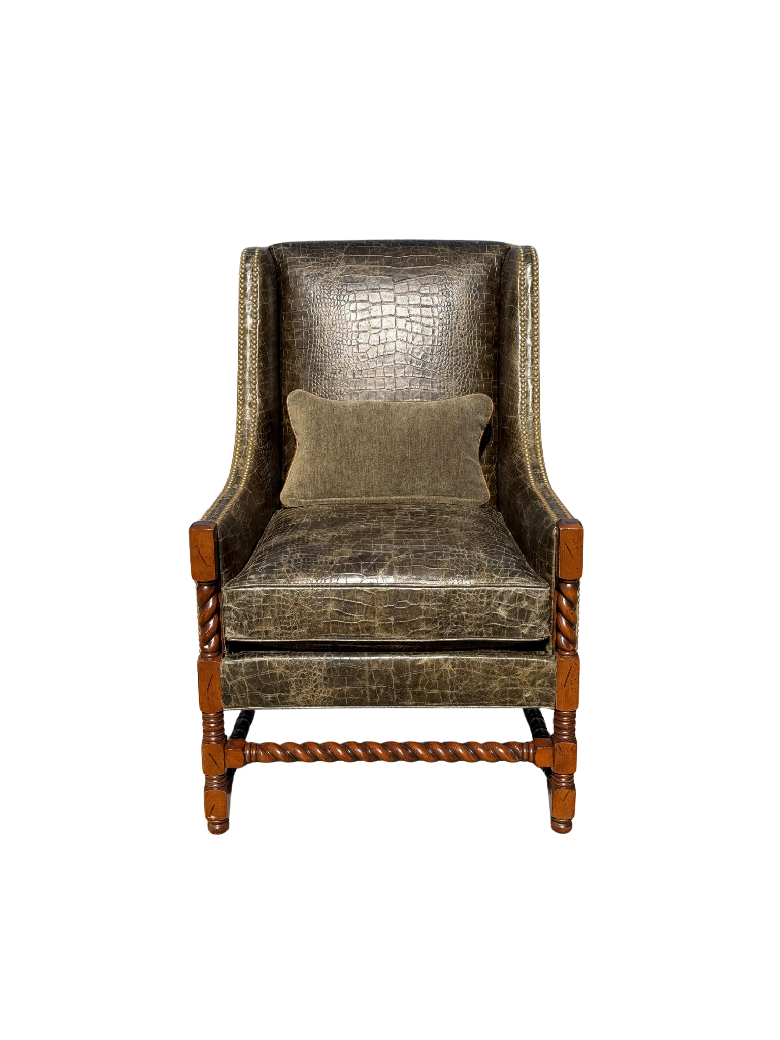 Caimán Verde Accent Chair