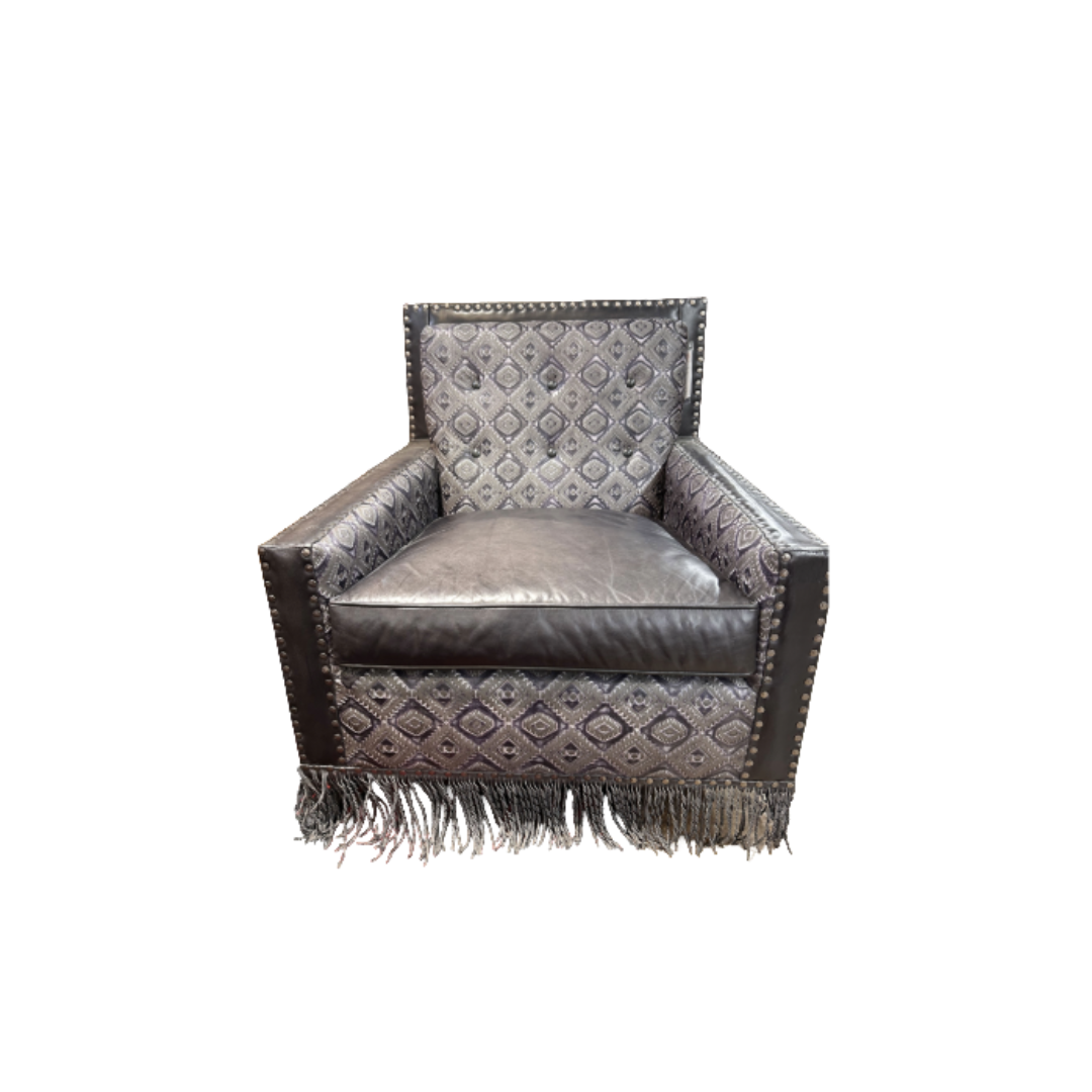 Midnight Cowboy Swivel Rocker