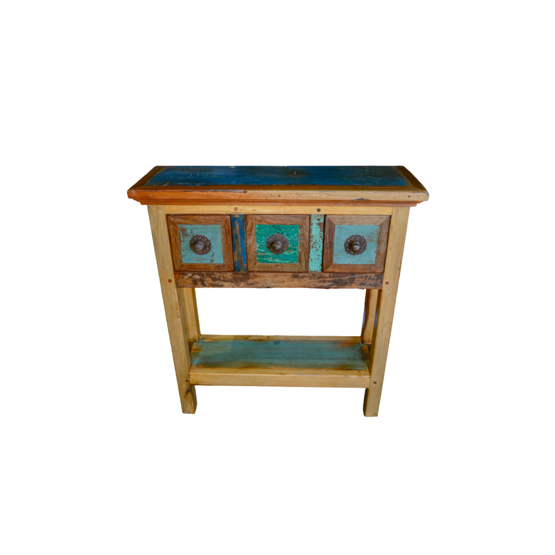 Old Mexico Azul Mezclado Console