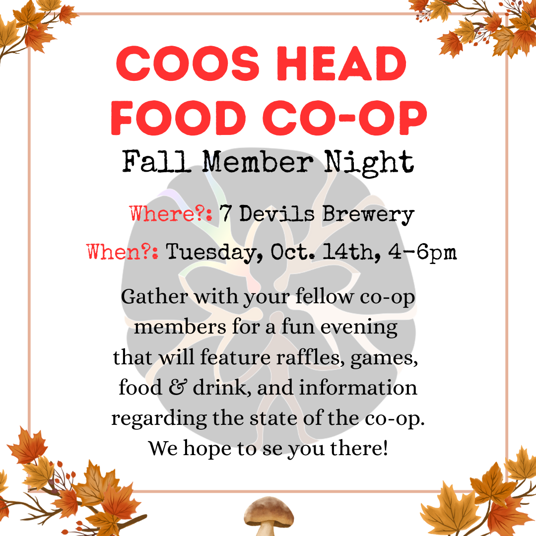 Fall Co-op Member Meeting