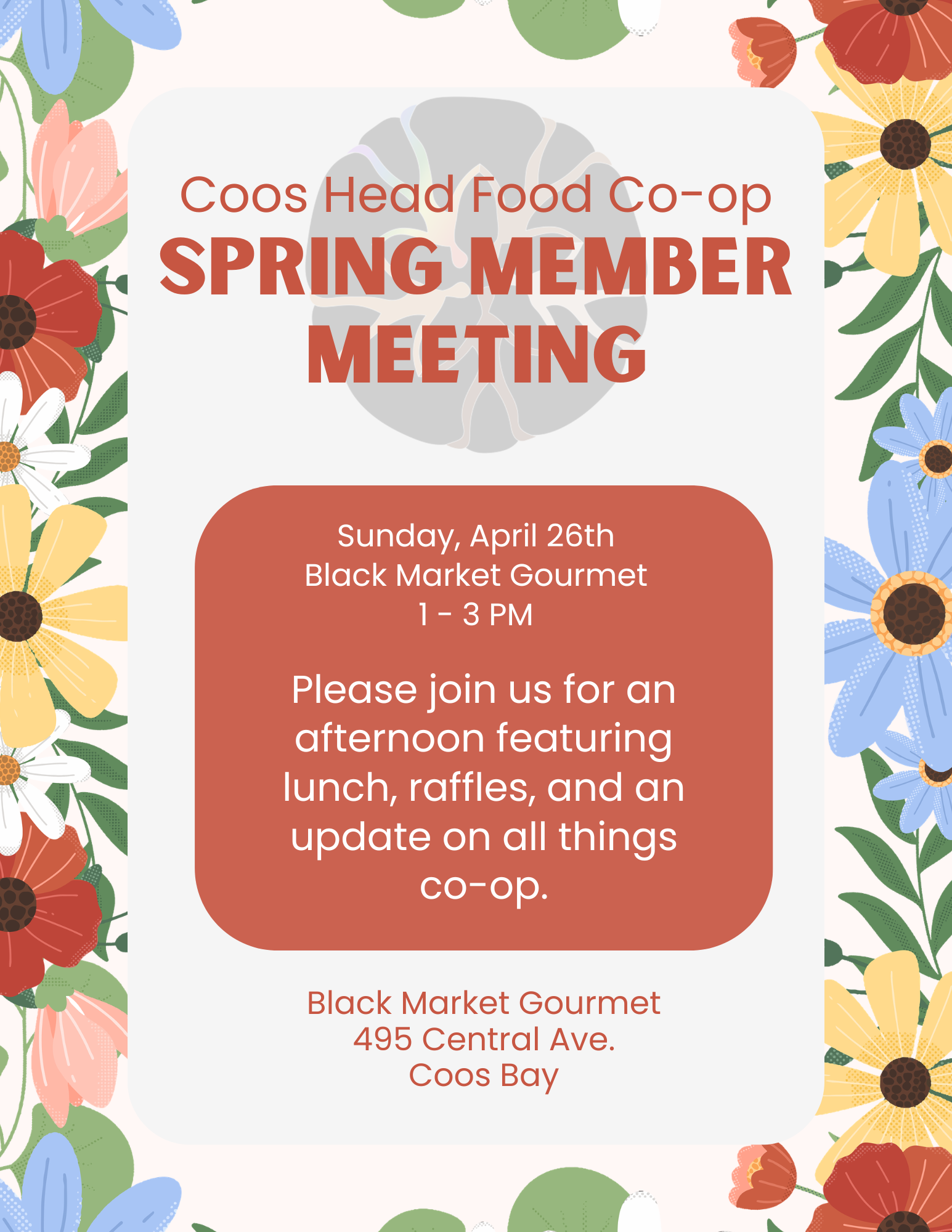 Spring Member Meeting