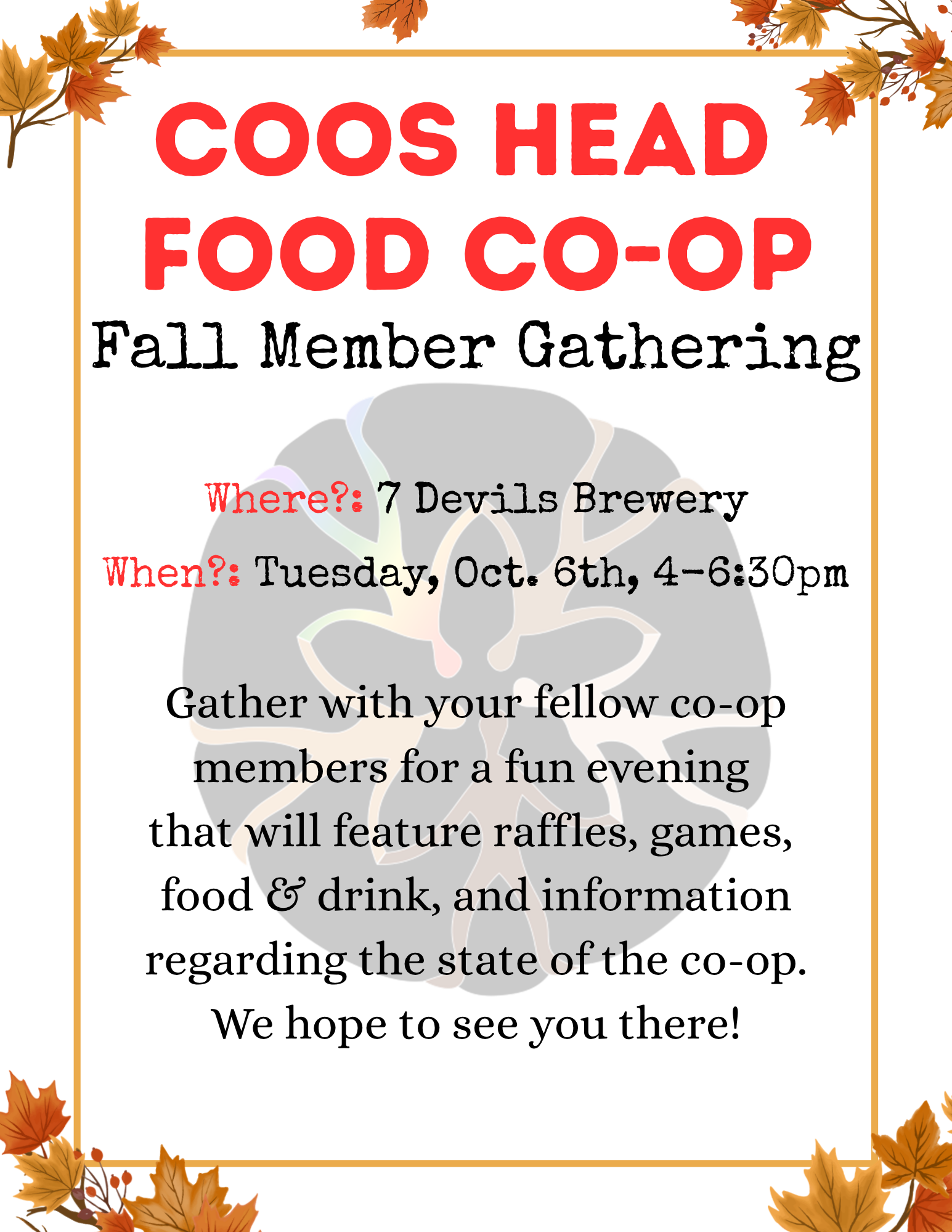 Fall Member Gathering