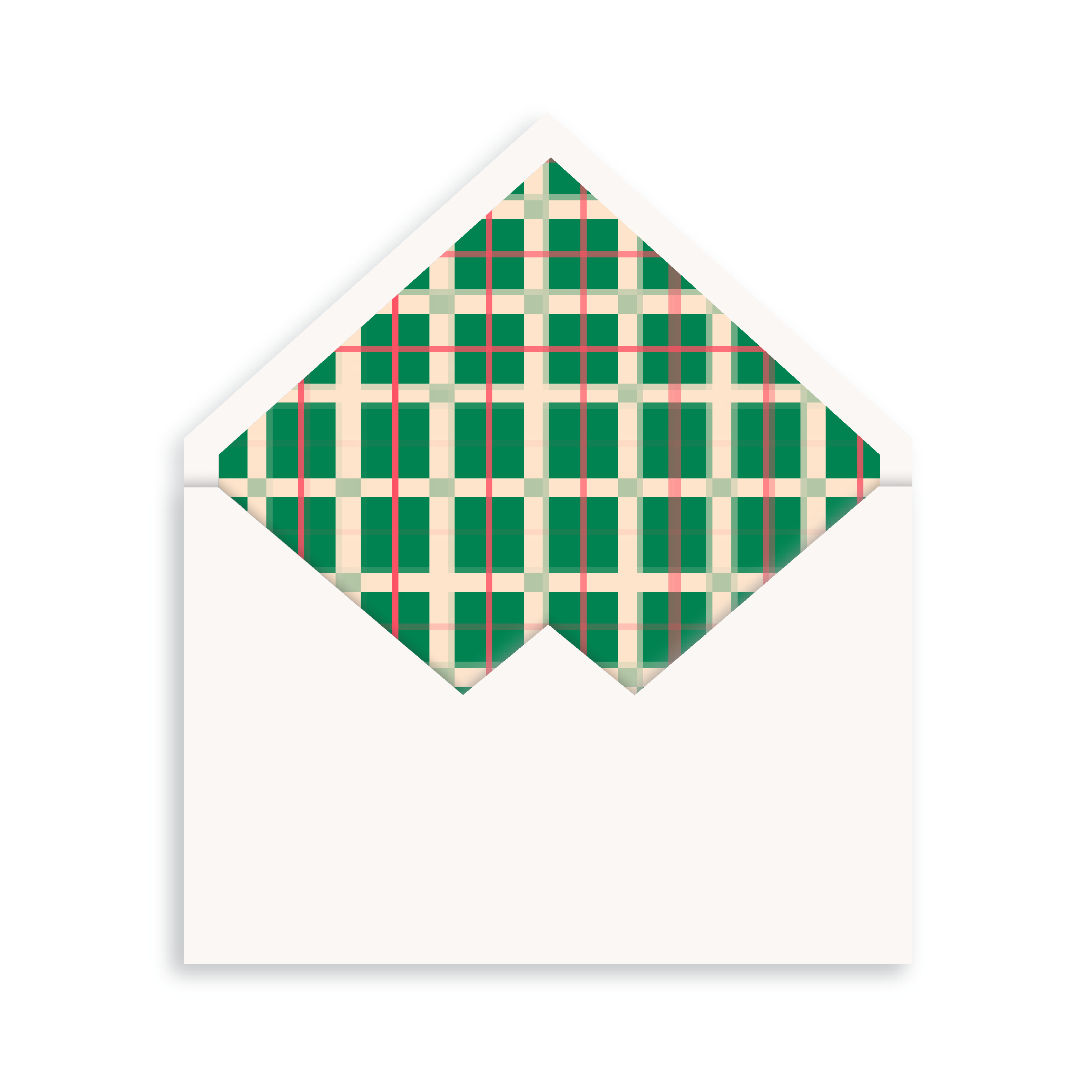 Groovy Plaid Envelope Liners