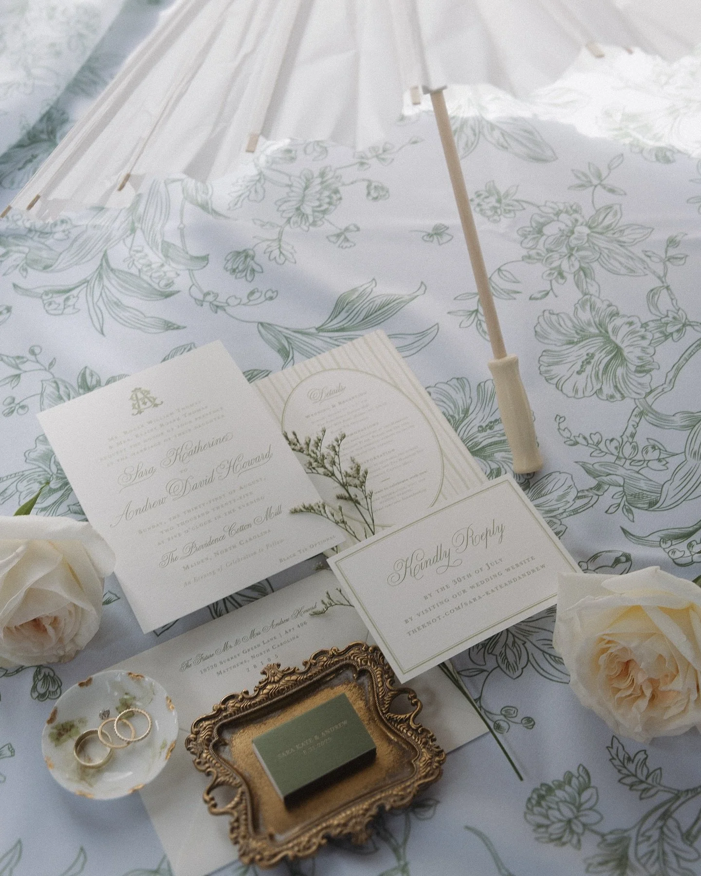 When the paper suite feels as romantic as the day itself 🤍