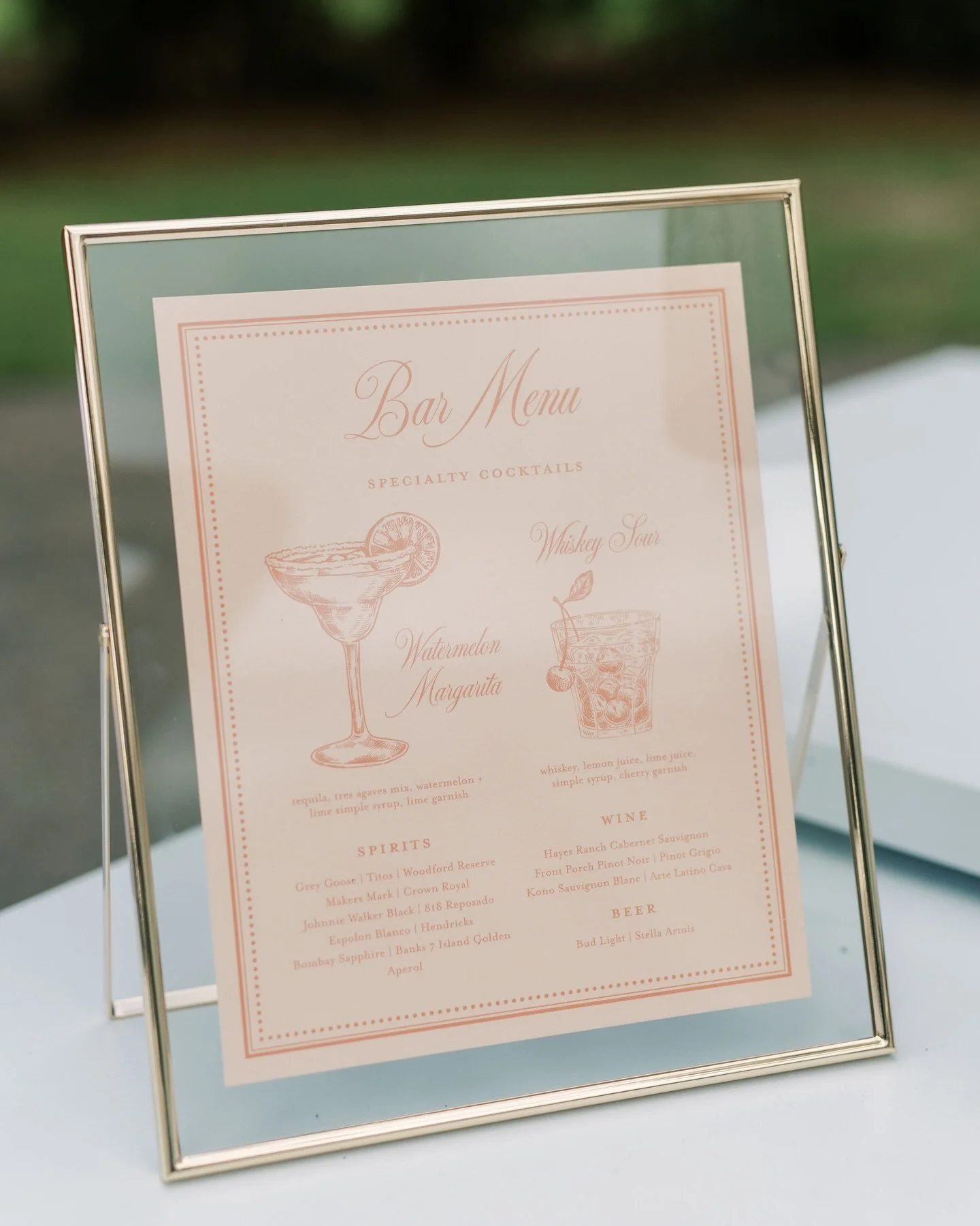 I&rsquo;ve never met a monochromatic bar menu I didn&rsquo;t like 🍉