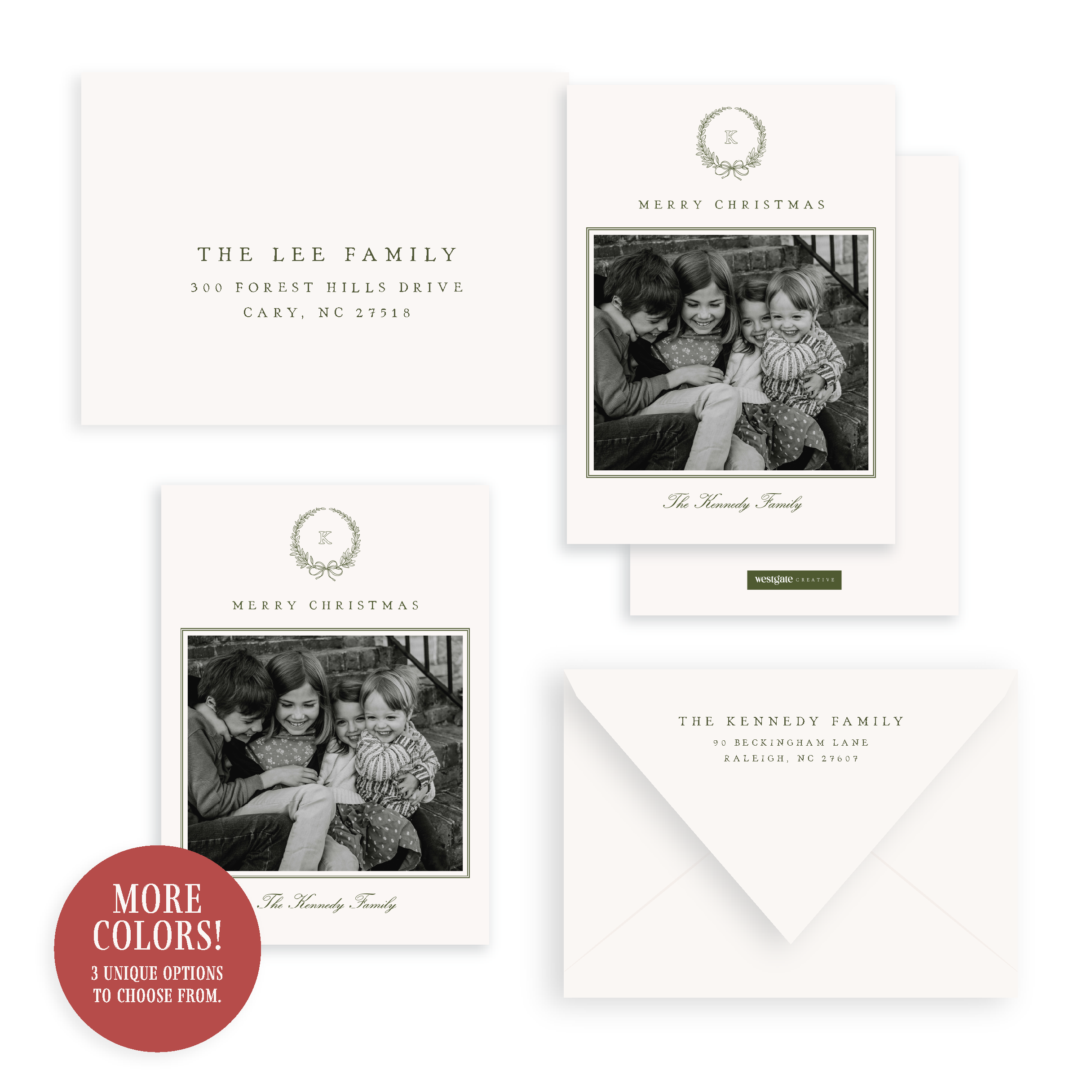 Grand Laurel Holiday Card