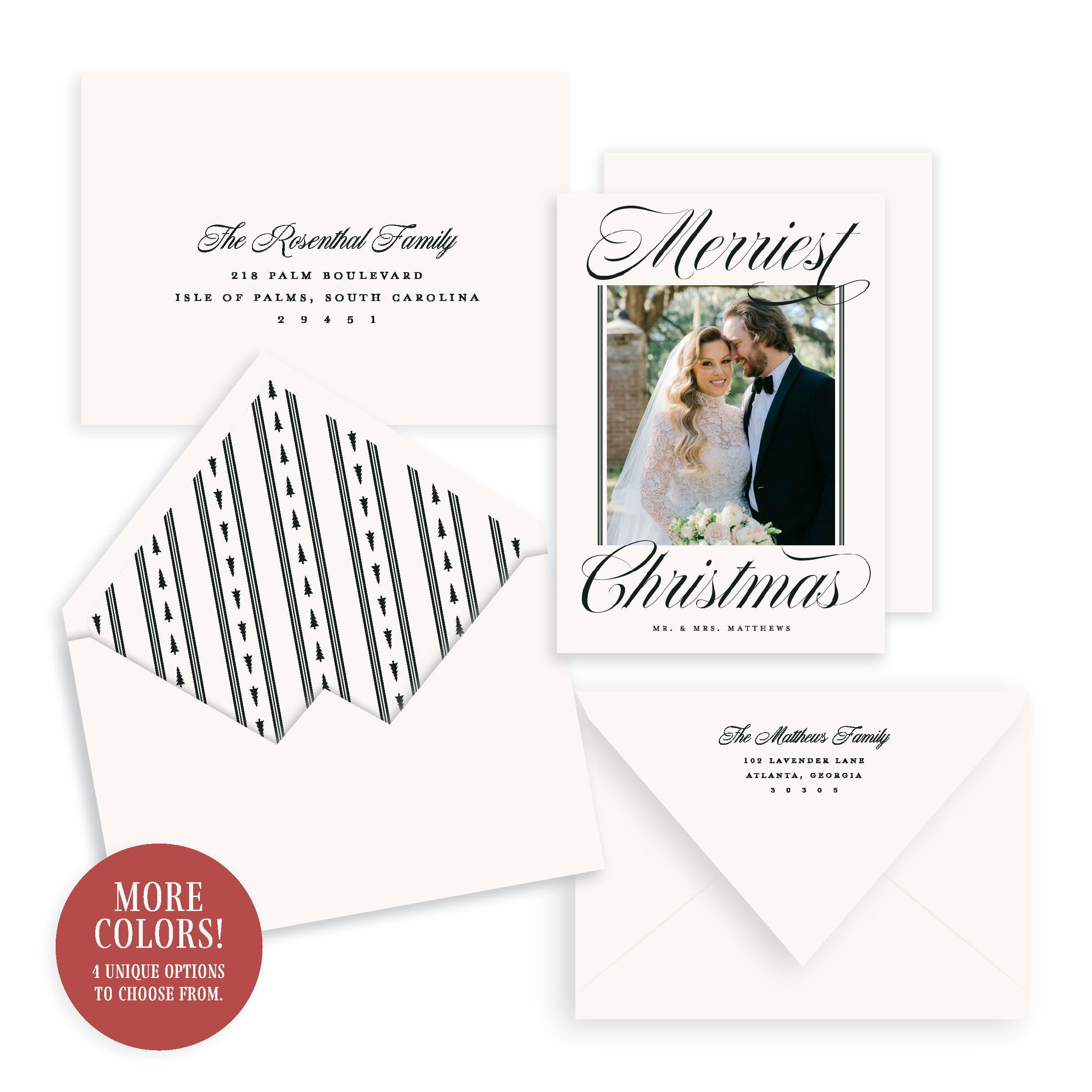 Christmas Calligraphy Holiday Card