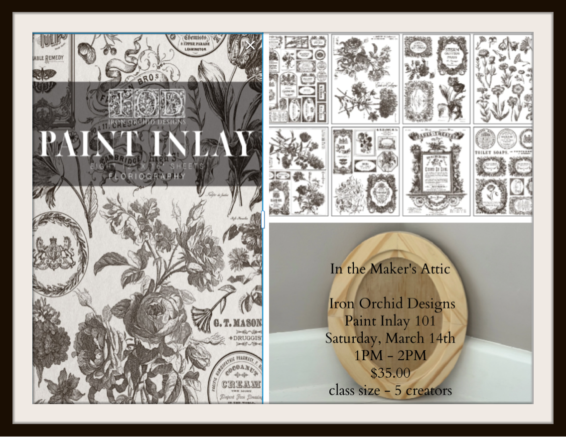 Paint Inlay Class with The Silver Nutmeg