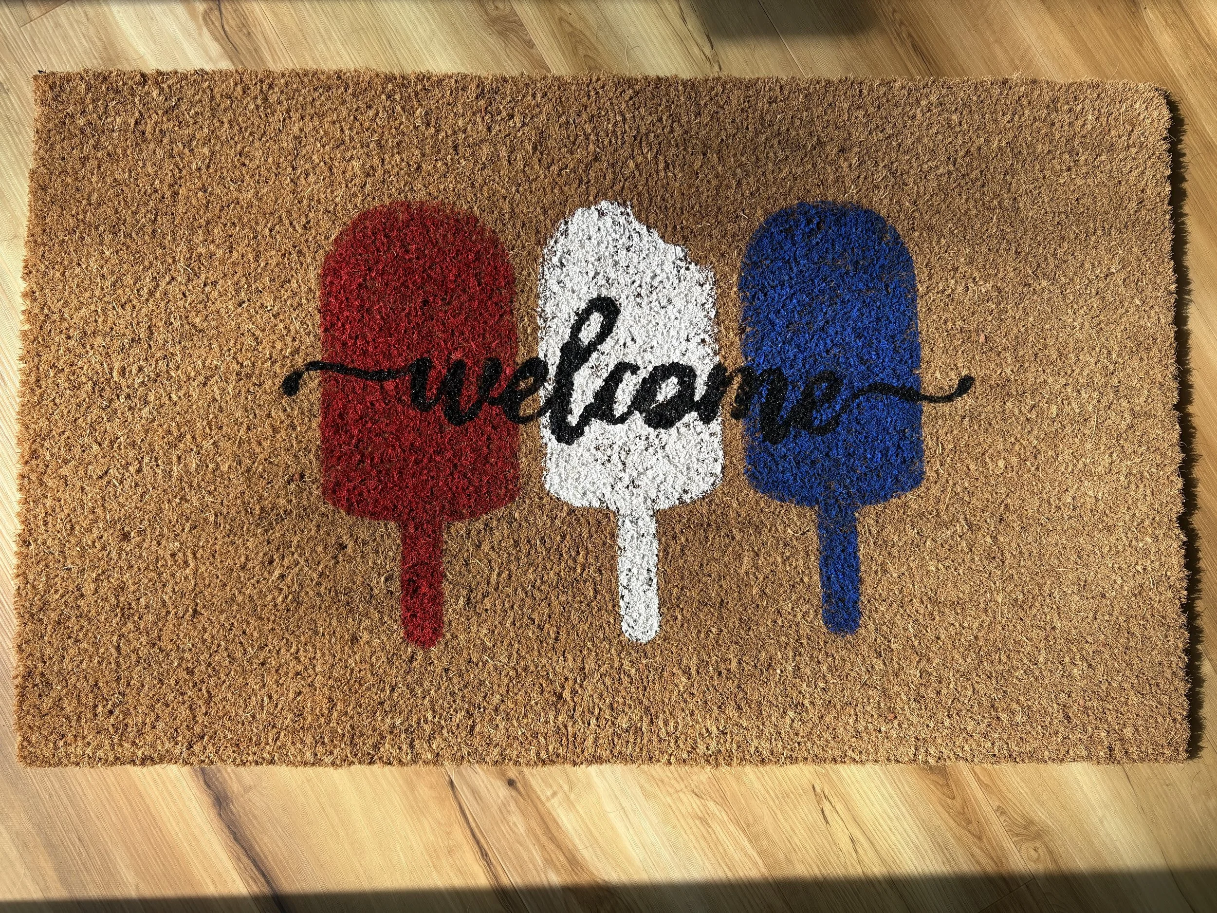 Popsicle coco fiber mat class