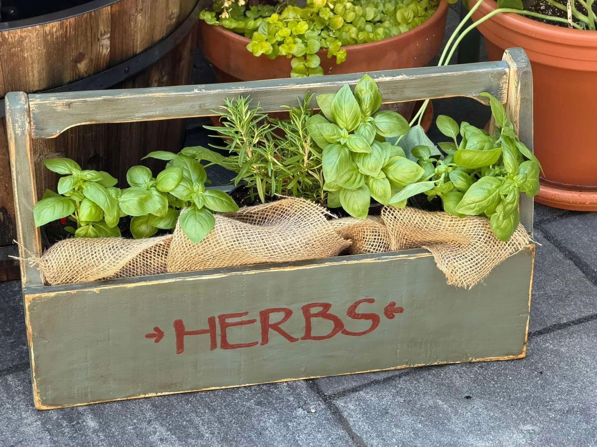 Wooden Herb Basket Workshop with The Rustic Coop