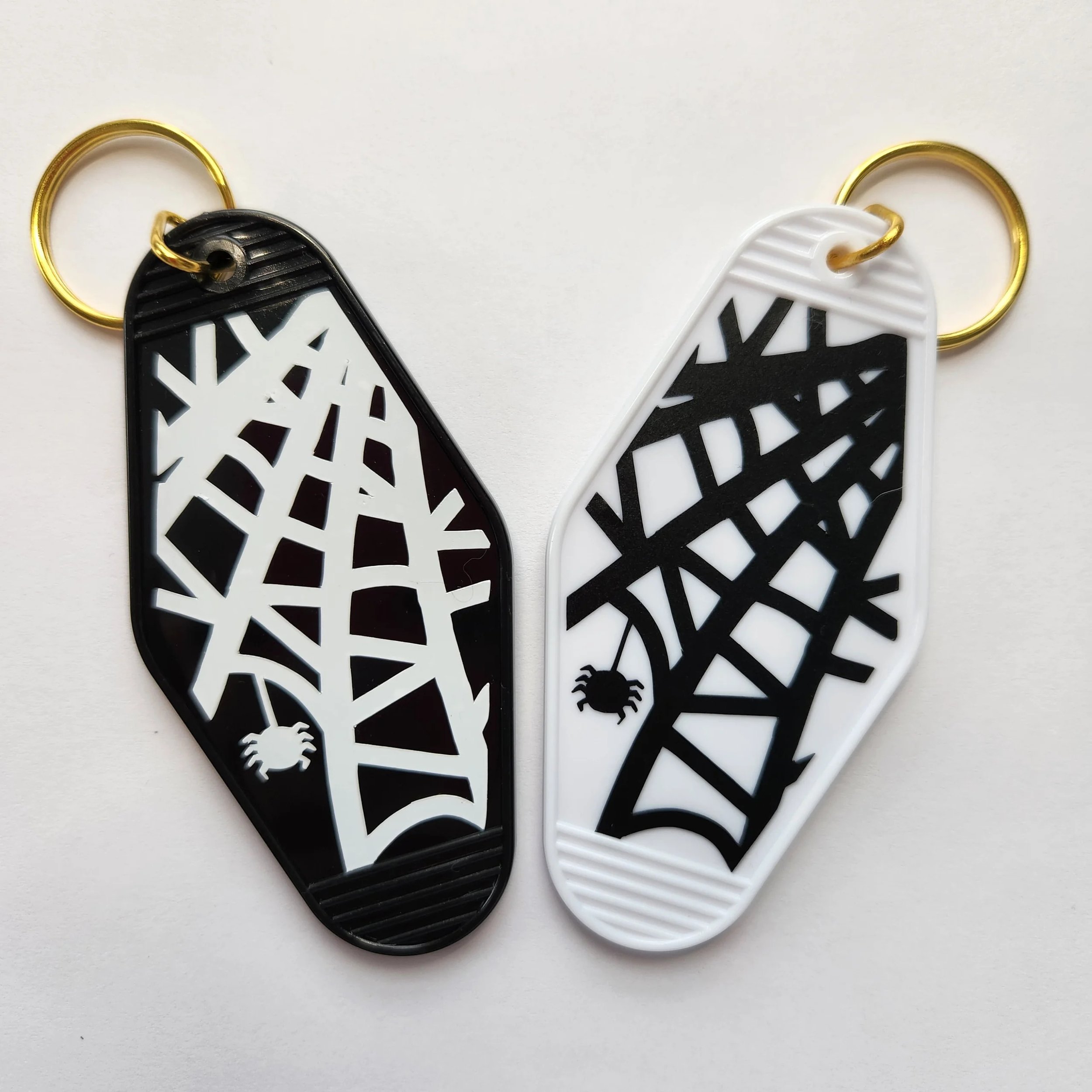 Spider Web Keychain