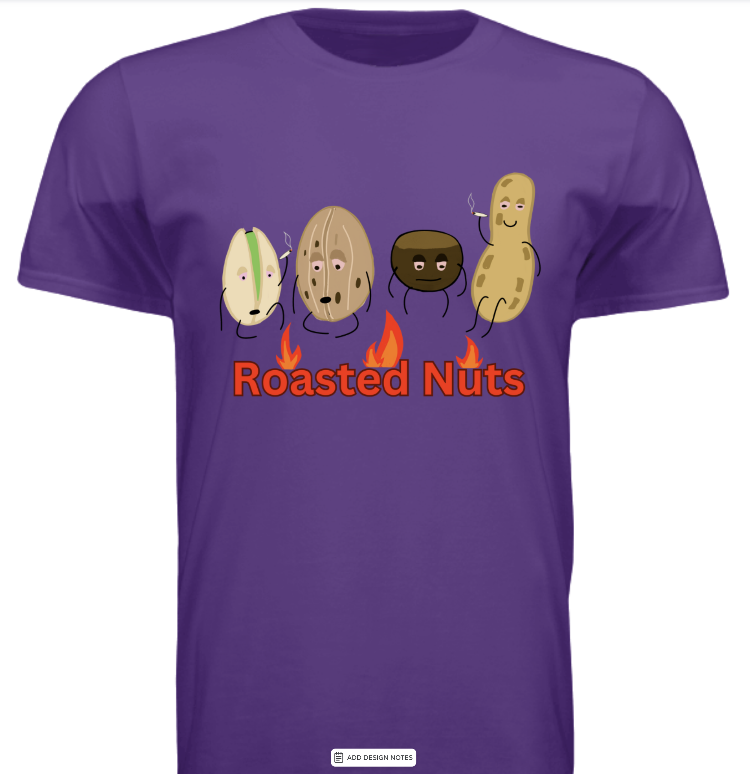 Roasted Nuts Adult T-Shirt