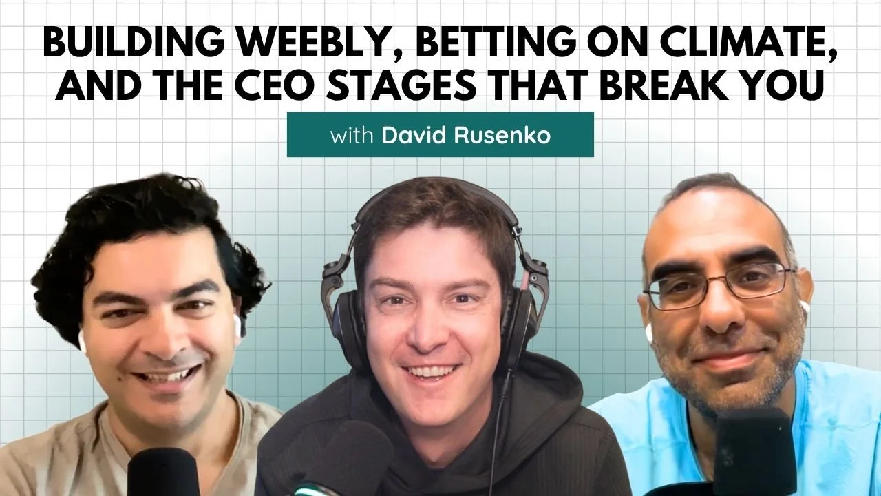 David Rukenko Weebly Founder on Cash Flow, Near Bankruptcy & Startup Scaling Lessons ...