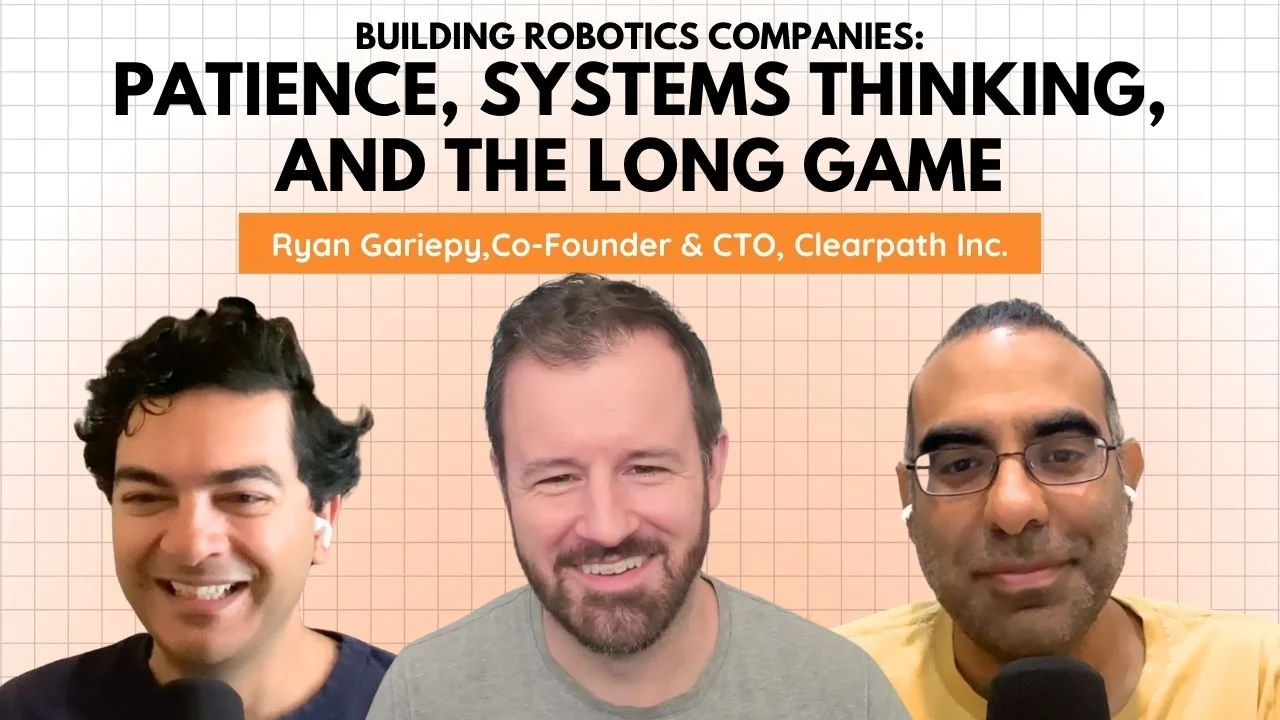 Why Robotics Takes Decades: Clearpath Founder Ryan Gariepy on Building in Hardware