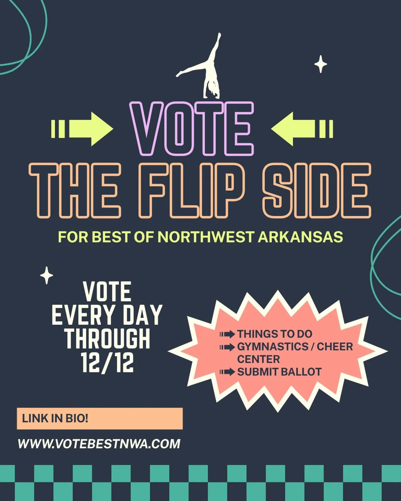 It&rsquo;s time to vote again for @bestofnorthwestarkansas! You can cast your ballot every day from now until December 12th, every vote counts. We placed second last year and are excited to see where we place this year! Thanks for your nominations, y