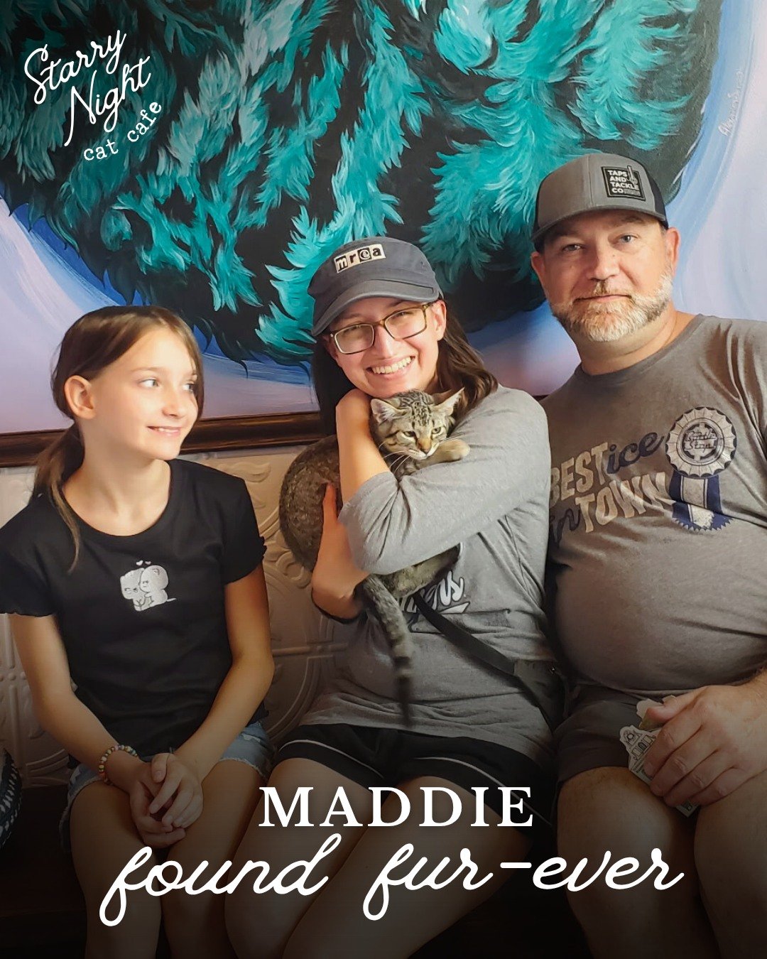 🐾 Adoption Alert! We&rsquo;re so excited to share that Maddie (known as Madeline)the adorable tabby kitten foster has officially found her furever home! 🎉💗 Maddie is number 🌟107🌟 stole hearts with her sweet face and playful spirit, and we couldn