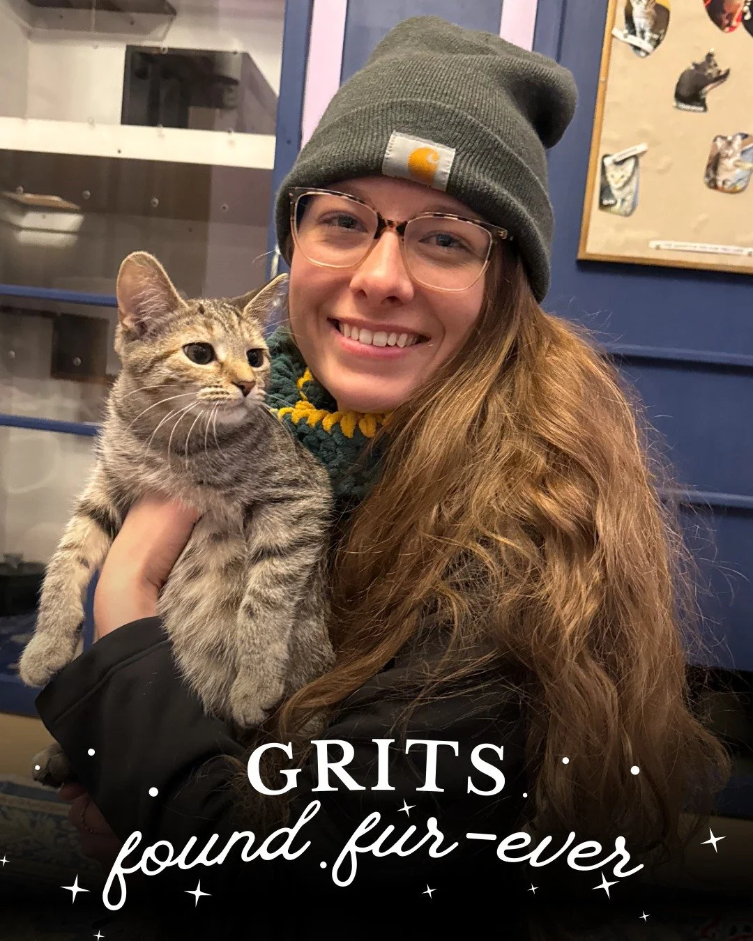 Serving Up More Great News! 🎶🍽️ Grits &amp; Prelude have found their furever home together! We&rsquo;re so excited these two get to head home with a built-in playmate 💛🐾 Grits &amp; Prelude are officially ✨#192 &amp; #193✨ adopted at Starry Night