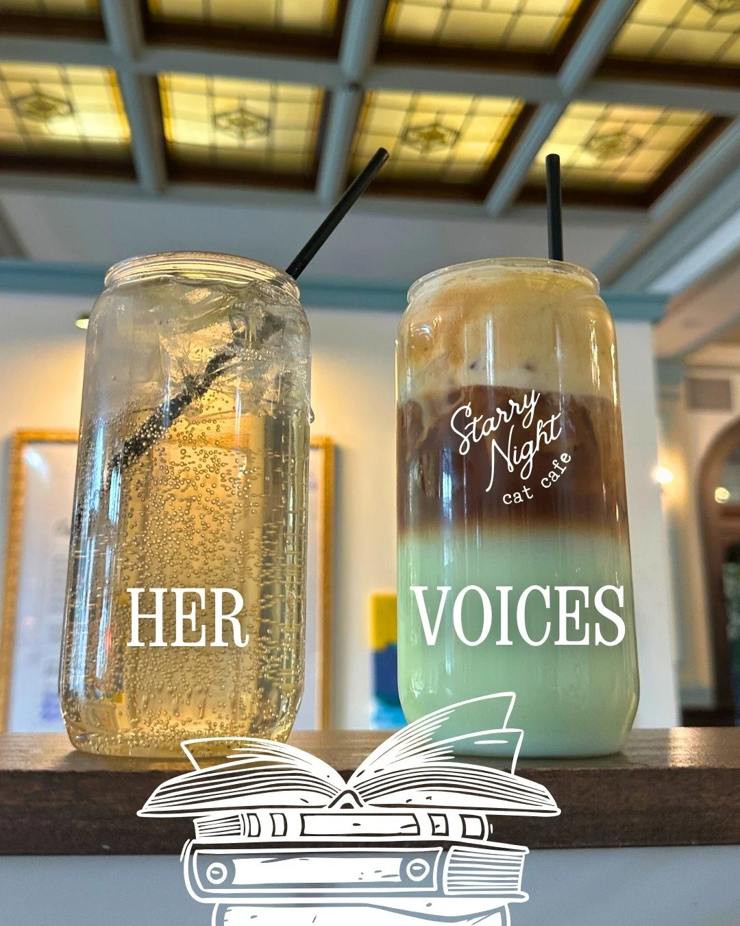 Main character energy, but make it drinks ☕ This month we&rsquo;ve been serving specials inspired by books women wrote that changed the world with their words.  Featured below is the Little Women Soda + Still I Rise Mocha. 

Have you tried them yet?

