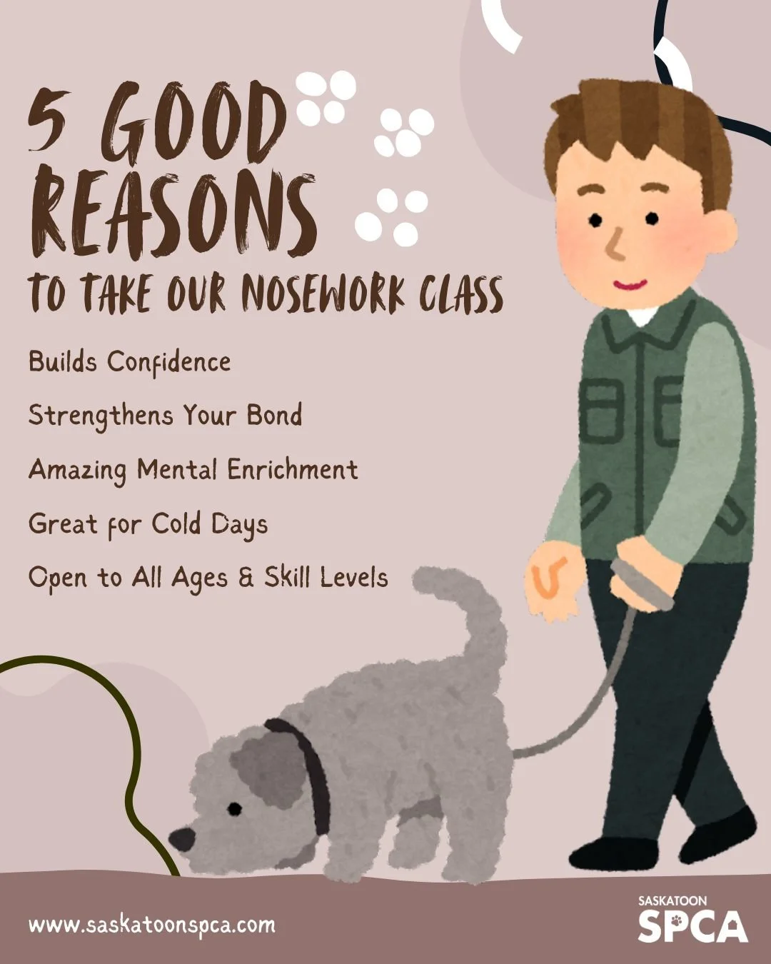 🐾 By Popular Demand&hellip; We&rsquo;re Adding Another Nosework Class! 🐾

Our first Introduction to Nosework class filled quickly, so we are excited to open a second set with Jenn on Wednesday evenings at 7:45 PM starting February 24th!
Nosework is