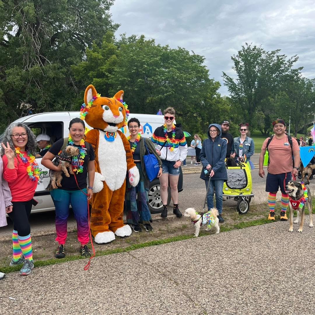 🌈 Join the Saskatoon SPCA in the Pride Parade! 🌈

We&rsquo;re looking for volunteers to help us celebrate love, community, and second chances at this year&rsquo;s Pride Parade on June 28!

We need people to:
🐾 Help decorate our float
🐾 Walk in th