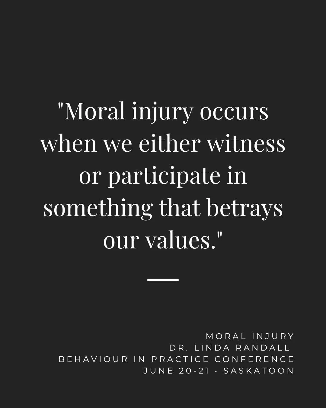 🚨 Last Chance to Register! 🚨

"Moral injury occurs when we either witness or participate in something that betrays our values."
&mdash; Dr. Christy Webb

If you work in animal welfare, veterinary medicine, rescue, sheltering, behaviour, o