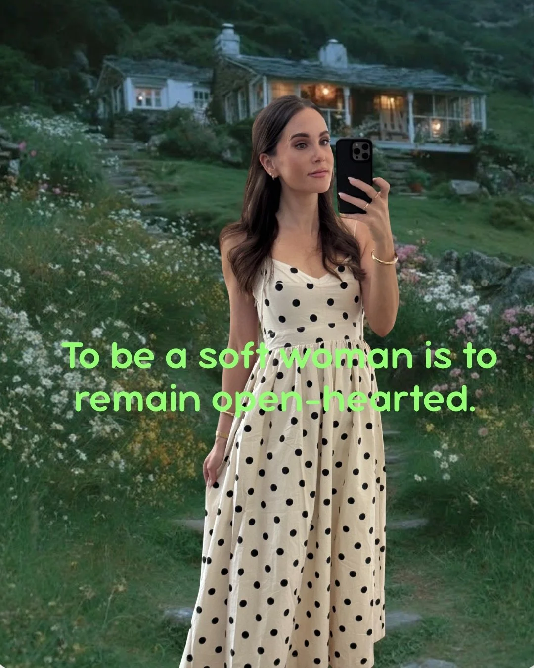 Women have been sold two stories. You can be the woman who builds the career. Or be the woman who builds the home. Kinda bullshit, right?

I think we're standing at a beautiful turning point. One where we no longer have to choose between strength and