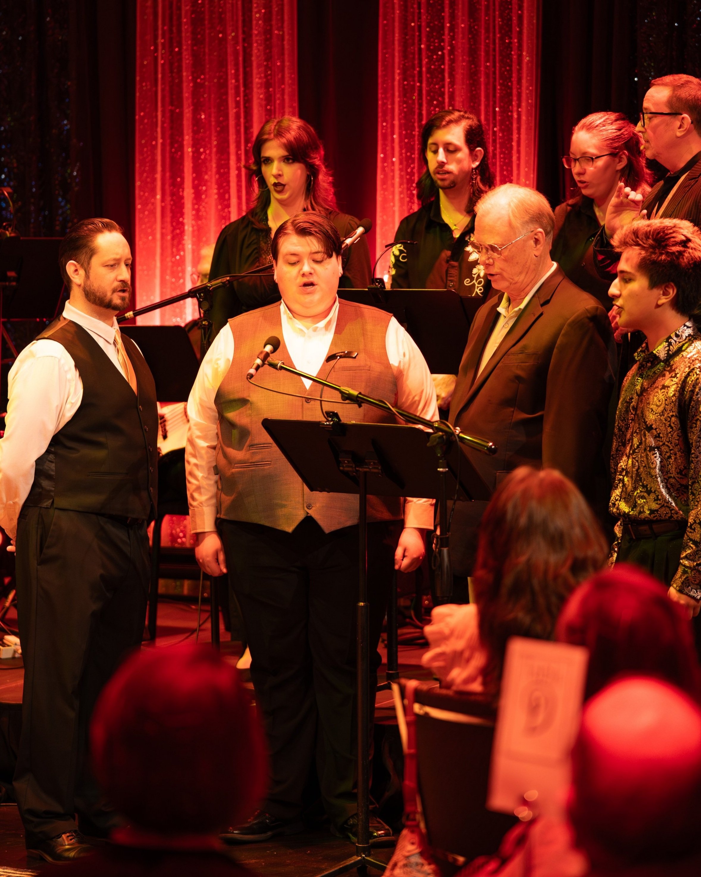 Performing in Chorus for "Hellfire" from The Hunchback of Notre Dame;
Photography by Claudia Chicas
