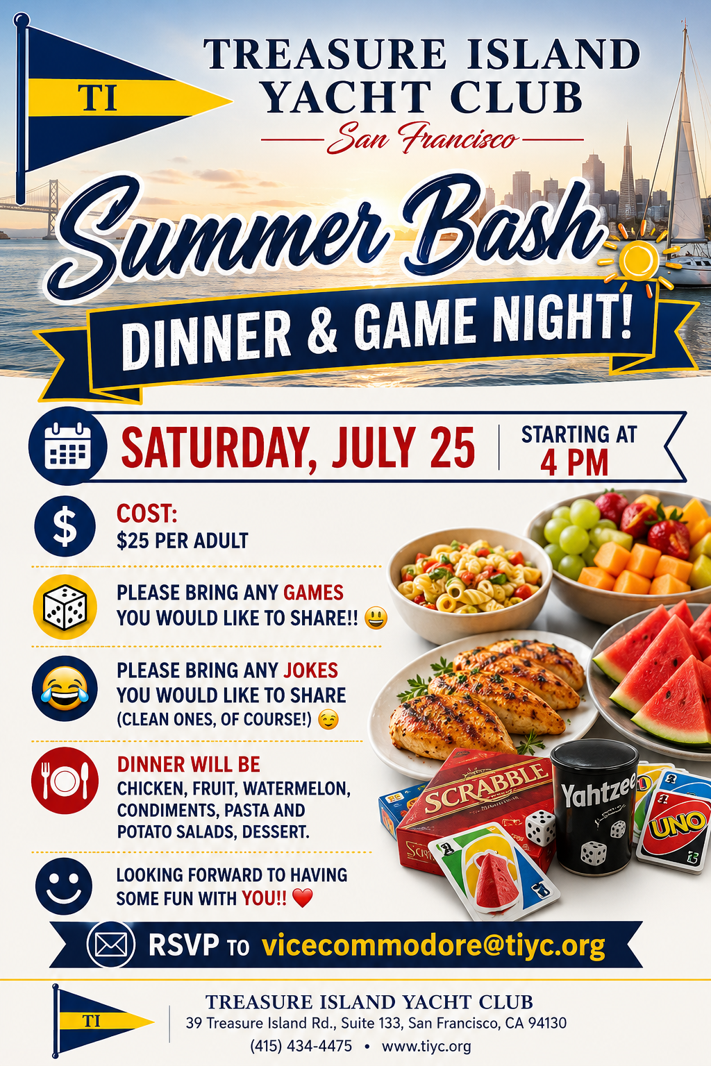 BBQ &amp; Game Night