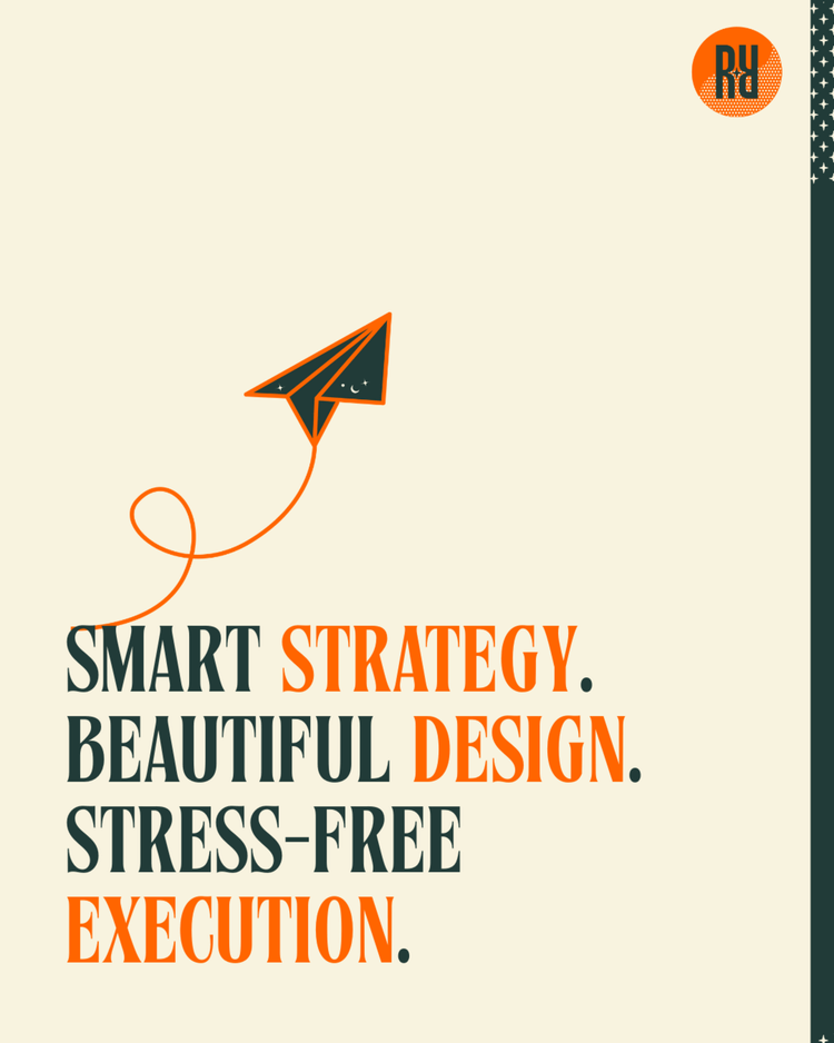 Smart Strategy, Beautiful Design, Stress-Free Execution Instagram Post