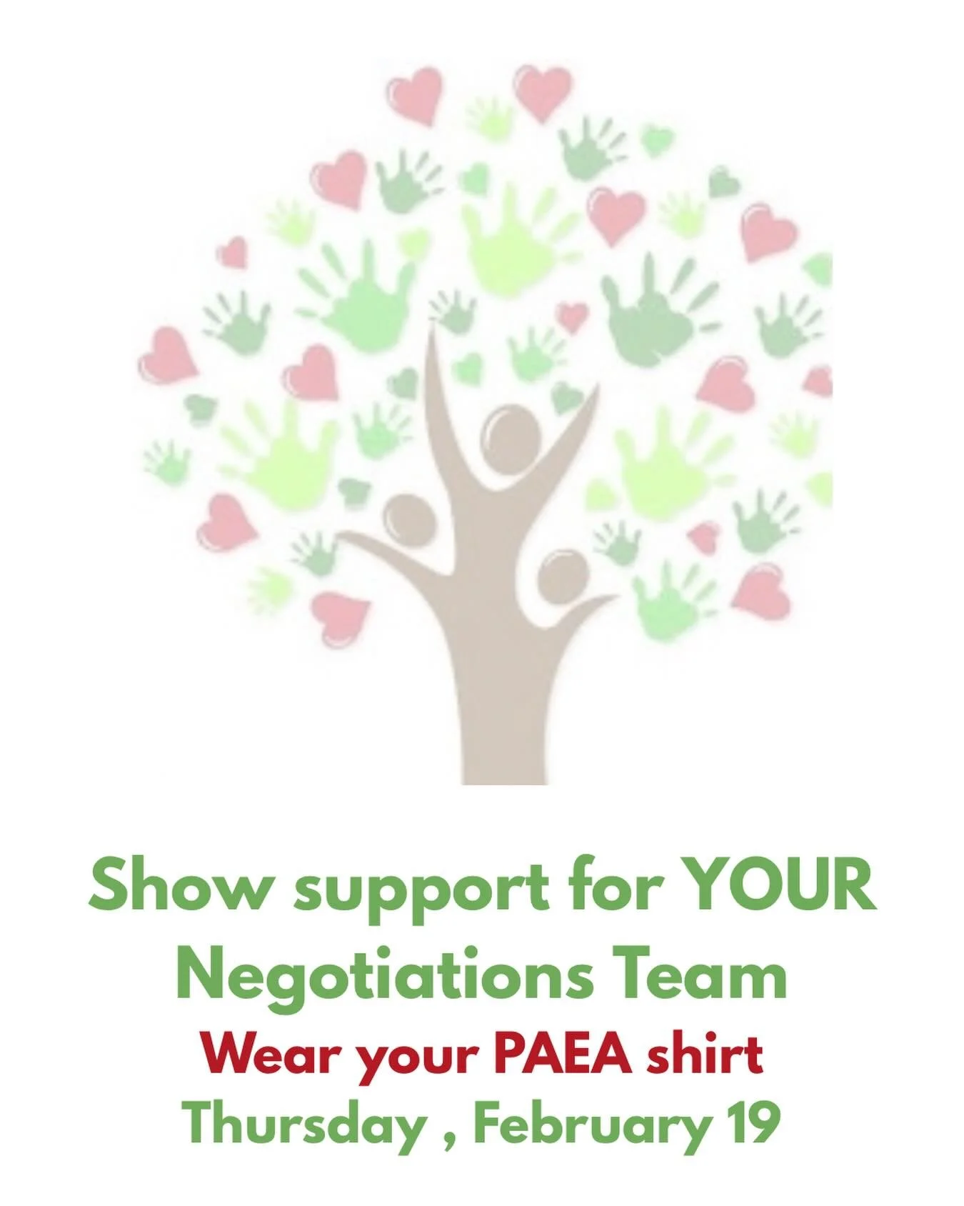 It&rsquo;s easy this week as PAEA Thursday is also Rep Council and Negotiations Day all happening on the same day! Show your support. It&rsquo;s easy for members. Wear your PAEA shirt, cap or sweatshirt to stand with our team as they go to the table 