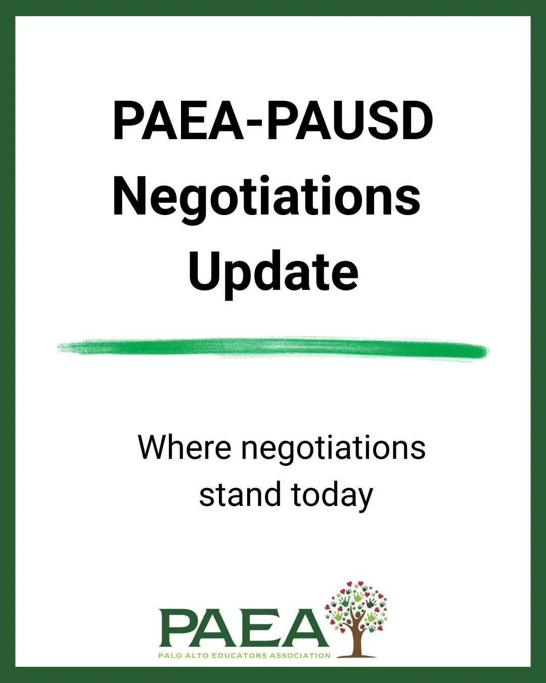 So what&rsquo;s really going on with PAEA and PAUSD? We&rsquo;ve been providing updates to the community because there is always more to the story. Here is where we are in the process. Bottom line Management is holding six items and PAEA, your teache