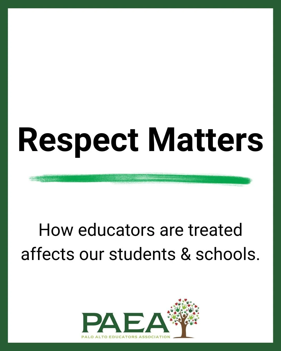 Strong schools require educators who are treated professionally.