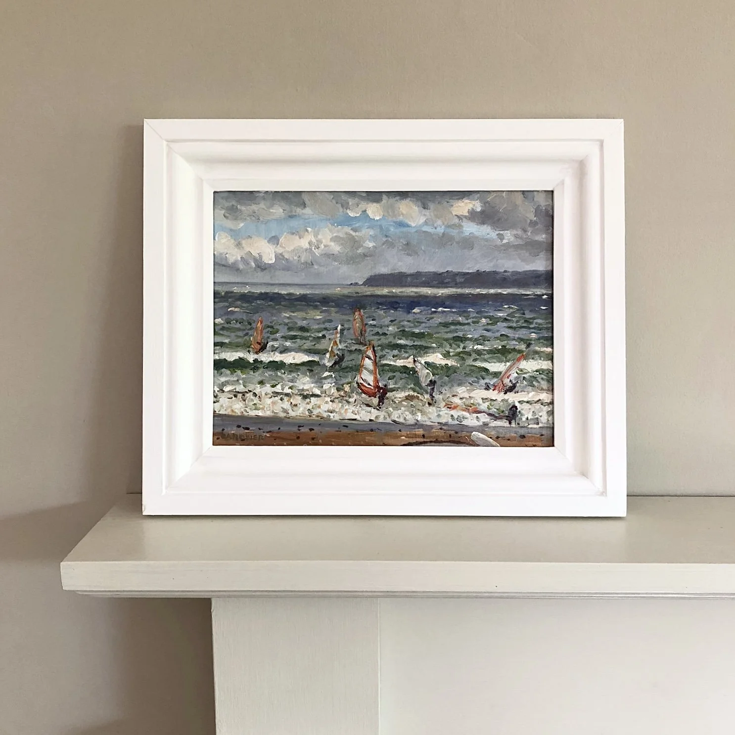 Windsurfers, Marazion, Cornwall by Keith Gardner RCA
