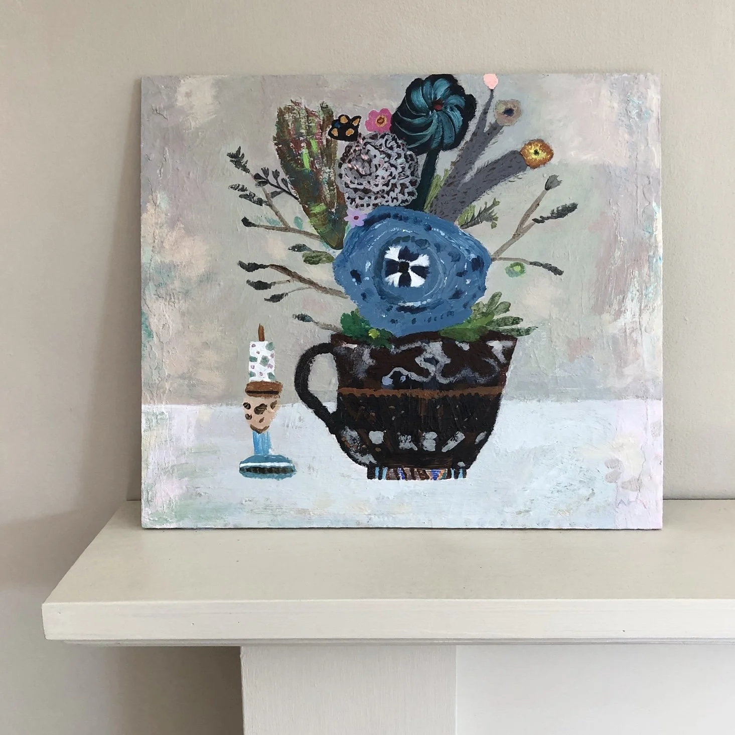 Still Life with Candlestick by Andrea Humphries