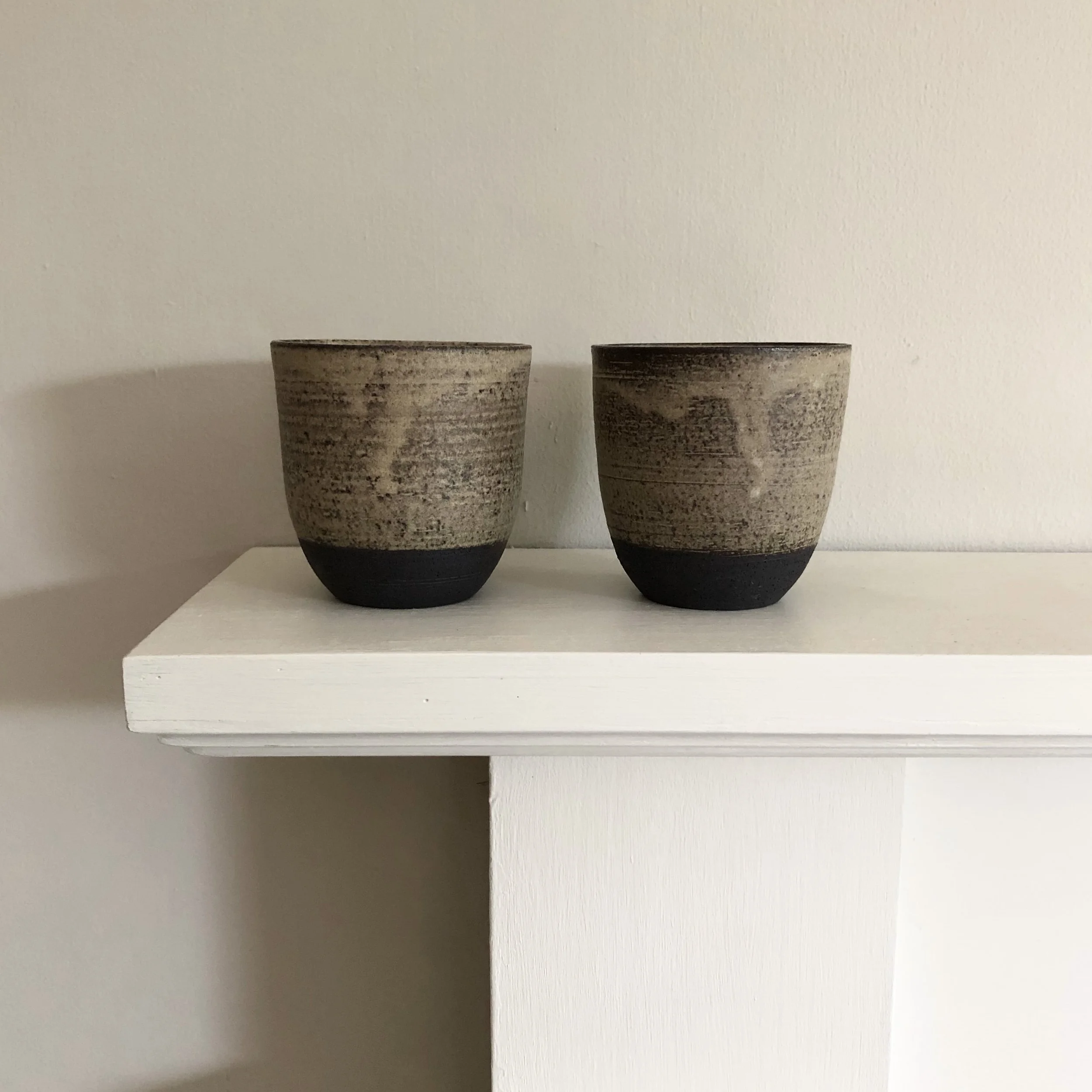 Two Ceramic cups II by Elsa Lehrfreund