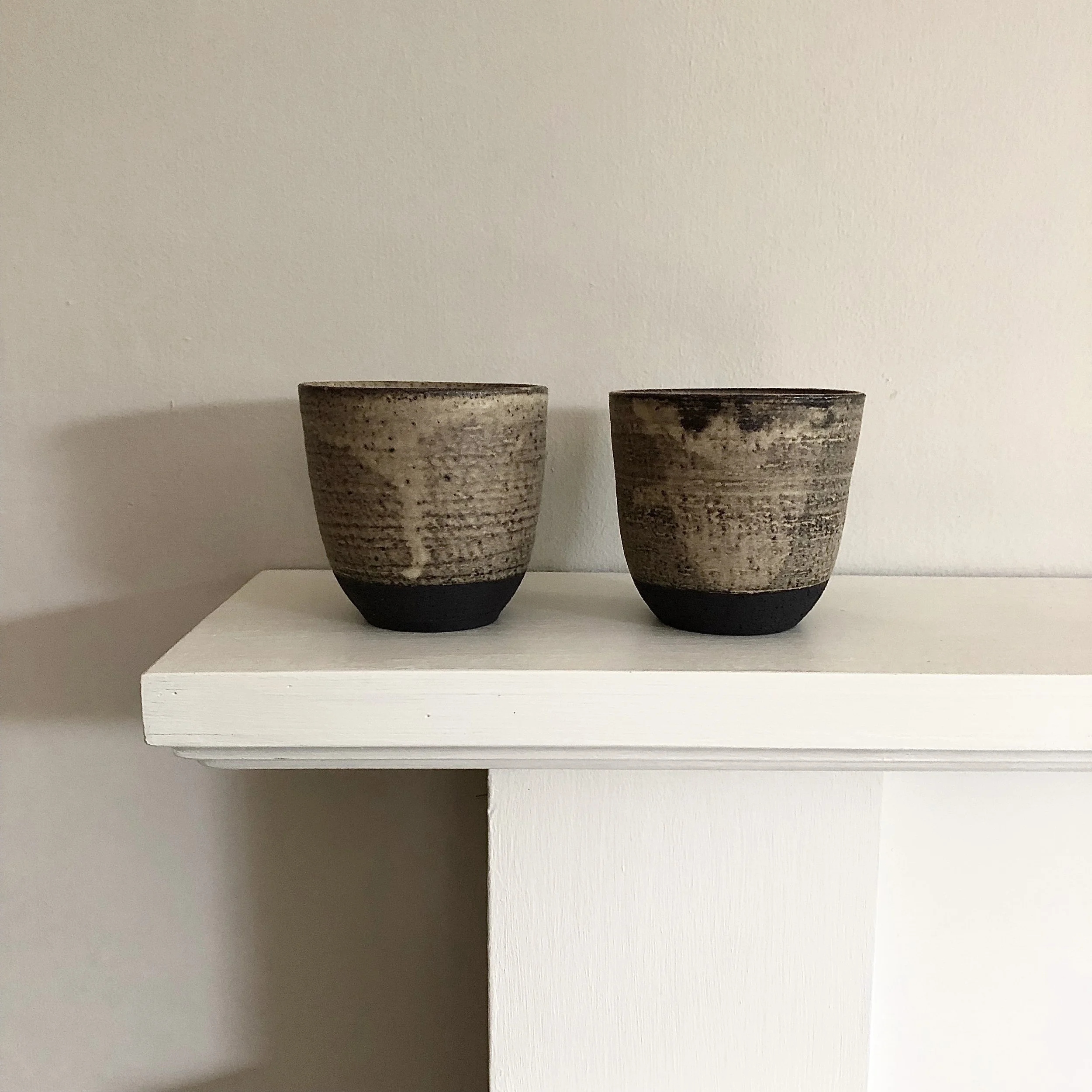 Two Ceramic Cups I by Elsa Lehrfreund