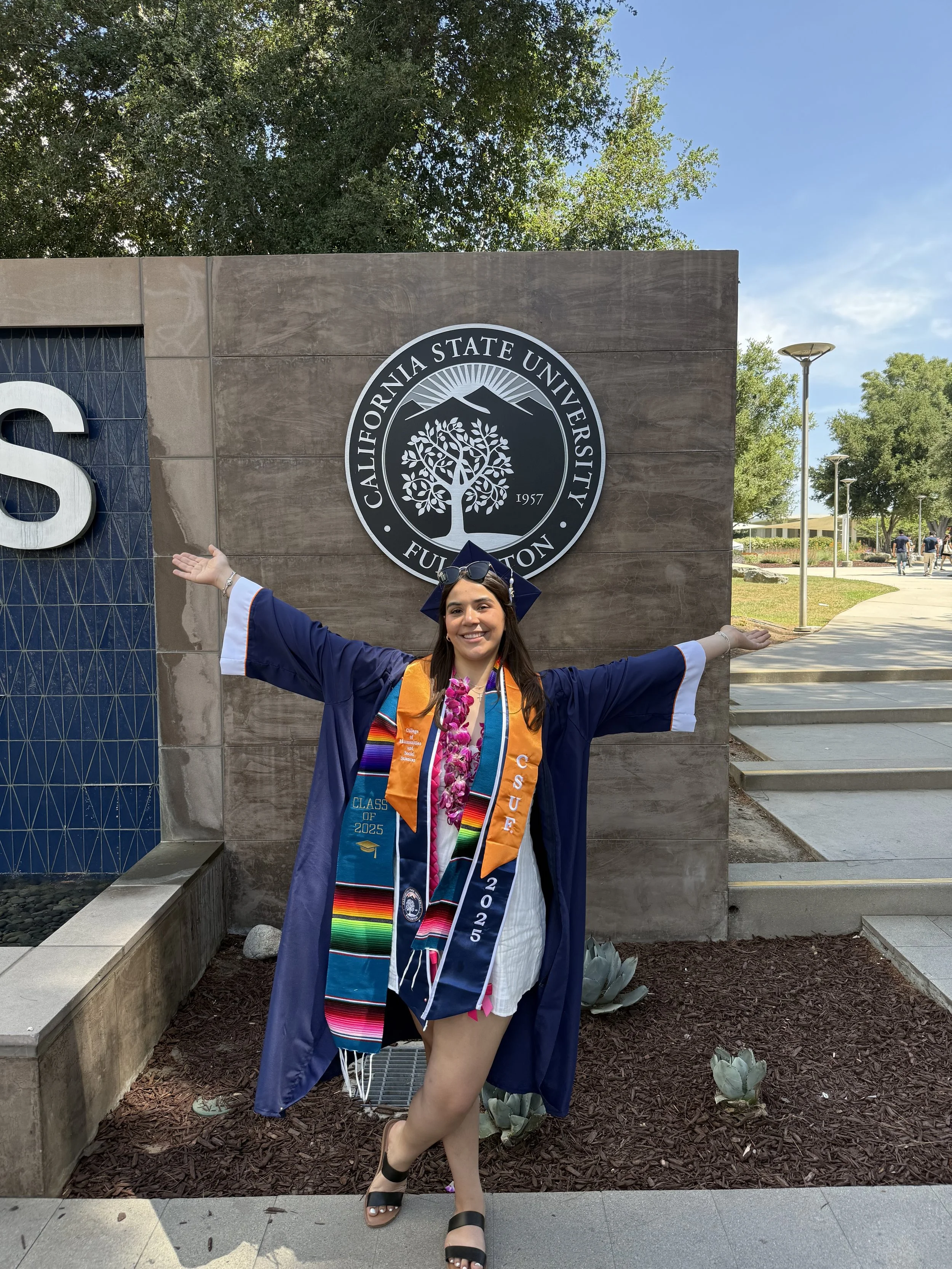 Valeria, CAL State Fullerton, Bachelor’s Degree in Psychology, minor in Adolescent Studies