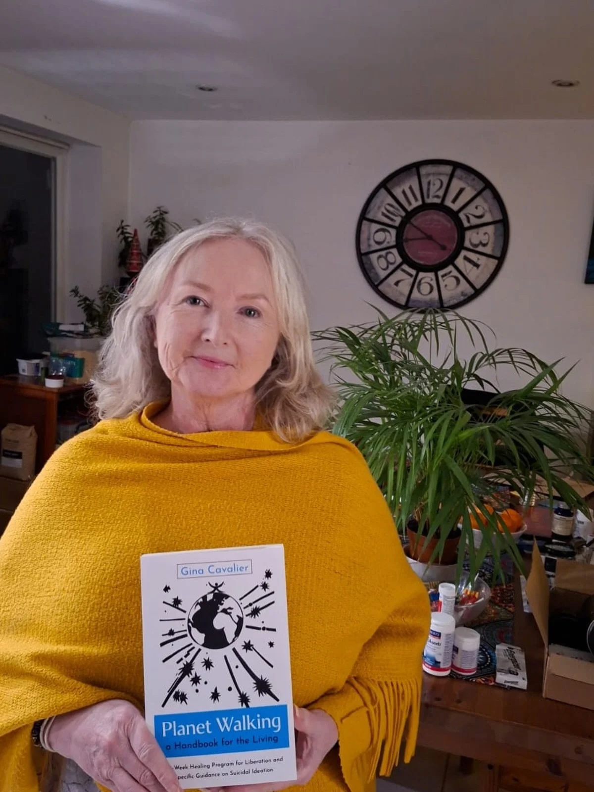 My cousin in the UK got my book before I did!!! Thank you so much! @cintafaulkner  love you!! Enjoy!! #planetwalking #healing  #instagrambooks  Buy now!! https://www.amazon.com/Planet-Walking-Handbook-Living-Liberation/dp/1803418338