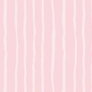 Soft pink and pale pink wavy wobbly stripe design