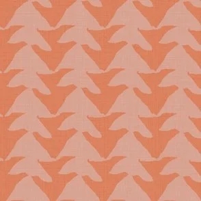 terracotta burnt orange organic arrows stripe with linen texture southwestern style design