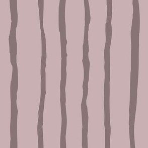 Soft pastel warm purple plum and purple plum cinnamon slate colored wavy wobbly stripe design