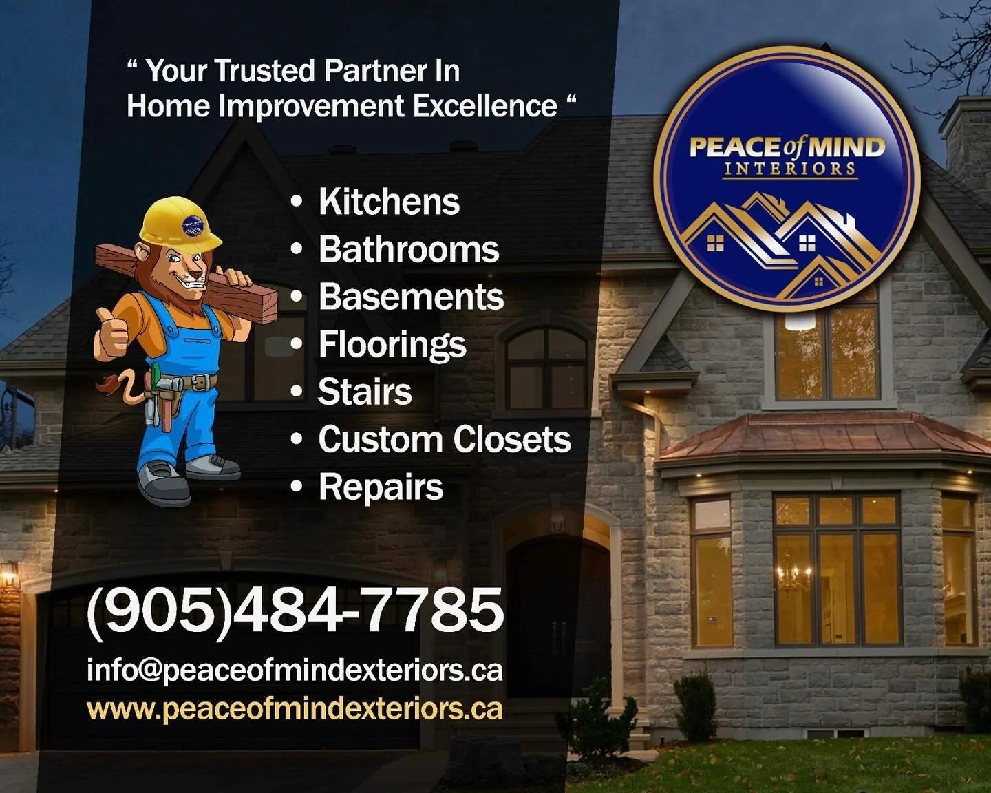 At Peace of Mind Interiors, we are dedicated to transforming every corner of your home into a space that reflects your style and meets your needs. Whether you&rsquo;re dreaming of a modern kitchen where culinary creativity can flourish or a luxurious