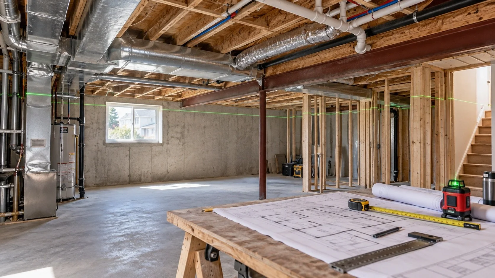 Basement Ceiling Height and Duct Planning for Oakville Homes