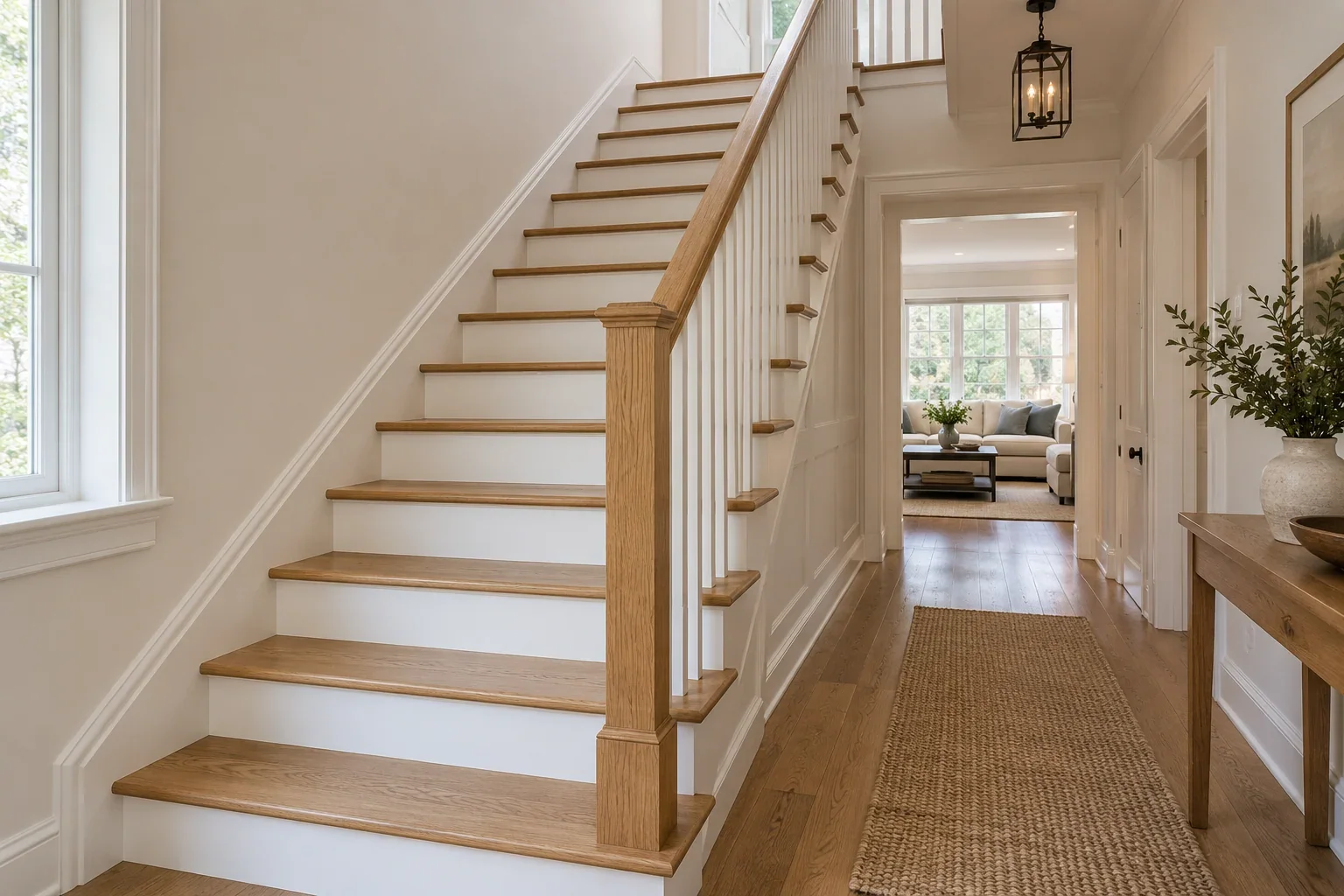 Illustrative flooring & stairs concept.