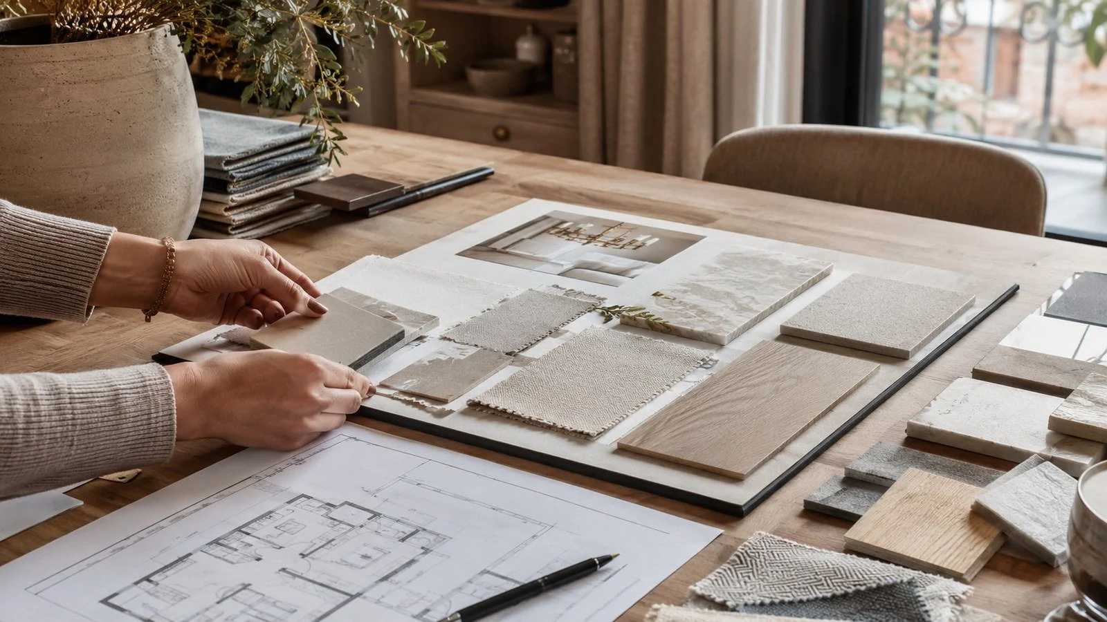 Interior designer planning an Oakville renovation