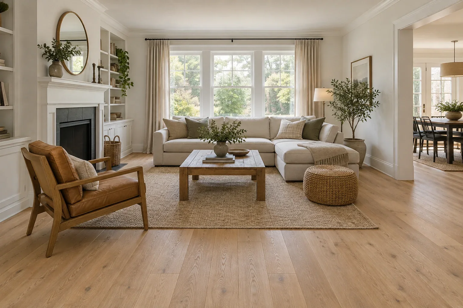 Illustrative flooring & stairs concept for an Oakville home.