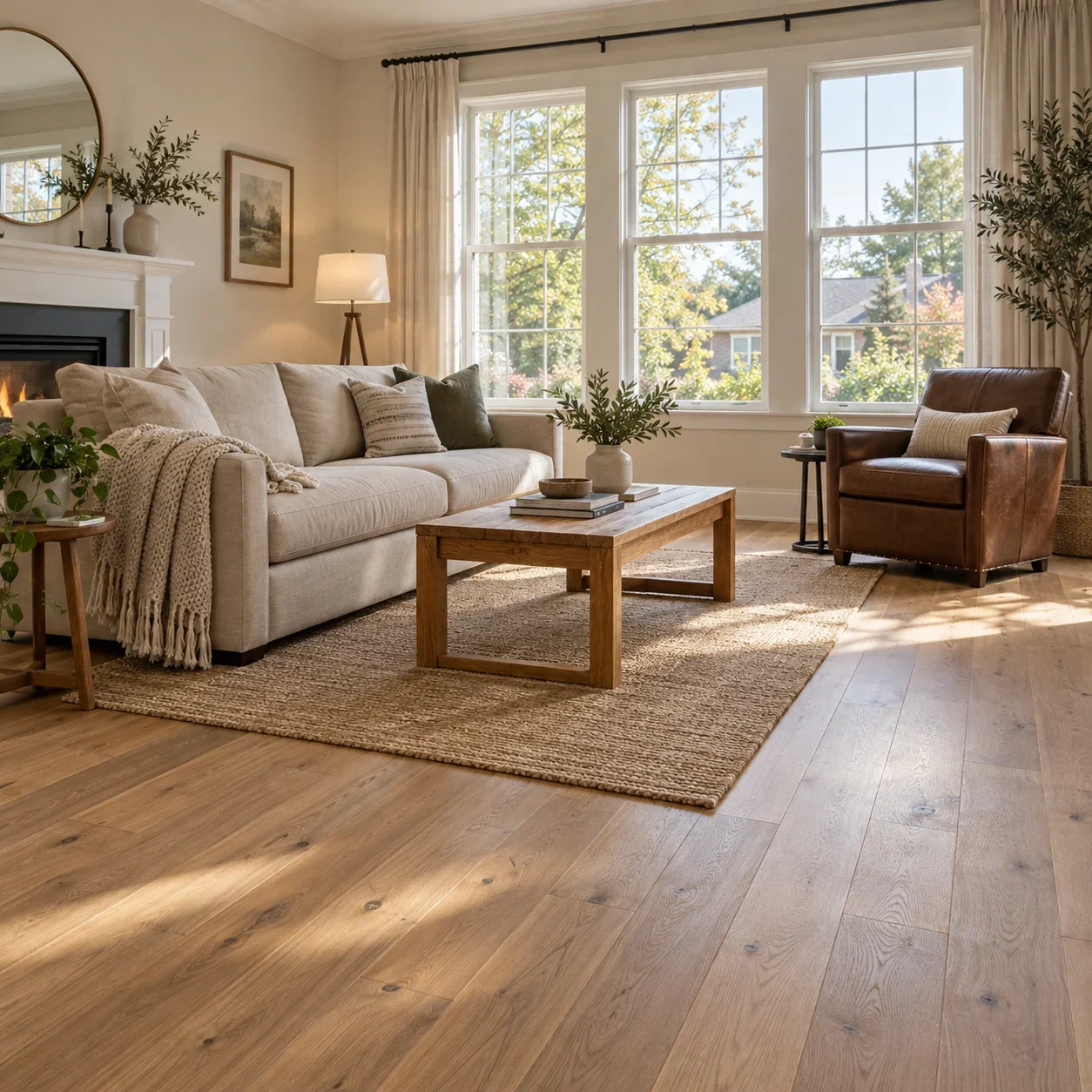 Illustrative design concept: interior feature living room.