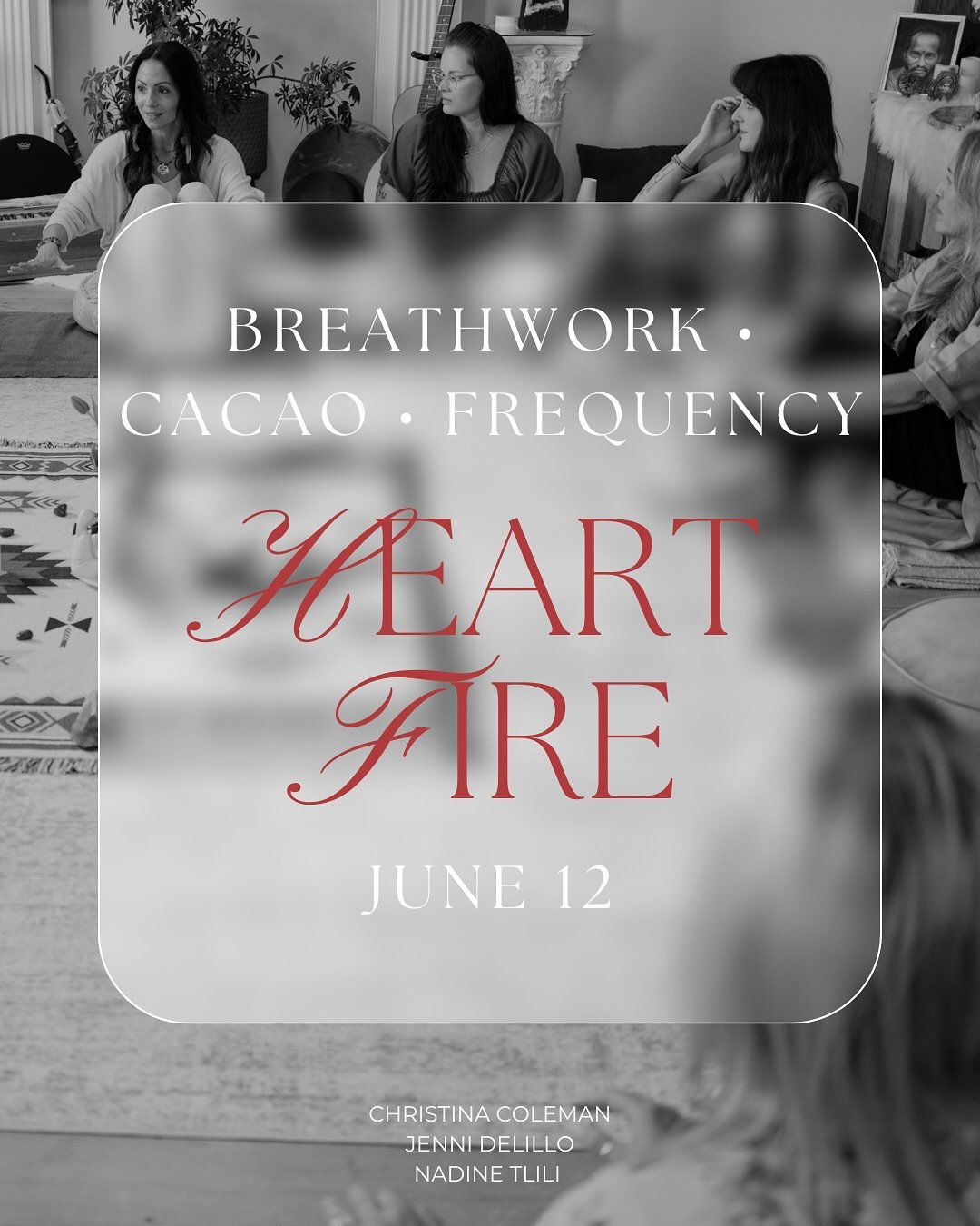 A heart-opening journey back to your center.
Join us for an immersive experience that weaves together a warm cacao ceremony, somatic breathwork, intuitive touch, and 528 Hz frequency re-alignment&mdash;designed to nourish your nervous system and awak